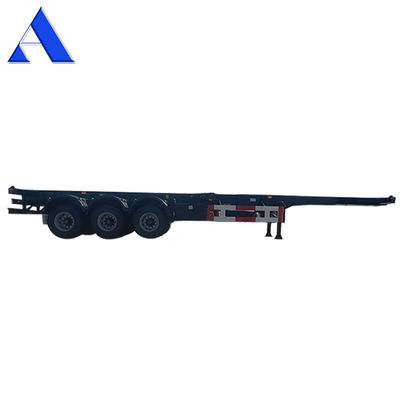Camion rimorchio 40ft Container di trasporto in acciaio Semi rimorchio 3 assi Scheletro telaio Trasporto telaio per carico di merci