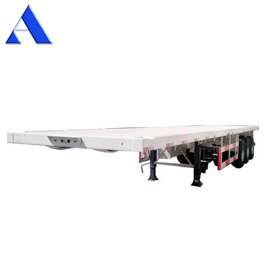 Serrature a torsione 4 set/12 set 3 assi Container da trasporto in acciaio pesante Flatbed Frame Semi-trailer per il trasporto