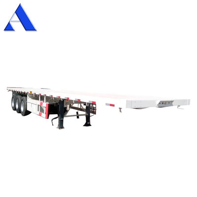 Serrature a torsione 4 set/12 set 3 assi Container da trasporto in acciaio pesante Flatbed Frame Semi-trailer per il trasporto