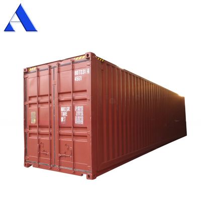 Container di trasporto a vela a 40 piedi con porta laterale aperta con piastra CSC a cilindro idraulico elettrico e capacità di 76,4 CBM