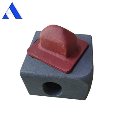 Finitura di prima fabbrica DNV GL Certificato Container di sicurezza Stacker Container Lashing Stacking Cone con acciaio da costruzione navale