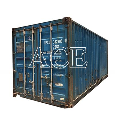 Cargo in magazzino cinese degno 20 piedi container usati dimensioni interne 5.899 x 2.352 x 2.393M 10 anni intorno