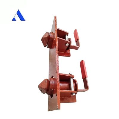 Semi rimorchio doppio contenitore rimorchio Twistlock Twist Lock Pin Lock Front Parts rimorchio rosso e nero