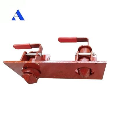 Semi rimorchio doppio contenitore rimorchio Twistlock Twist Lock Pin Lock Front Parts rimorchio rosso e nero
