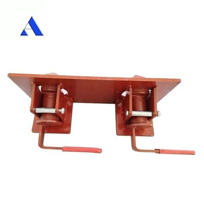 Semi rimorchio doppio contenitore rimorchio Twistlock Twist Lock Pin Lock Front Parts rimorchio rosso e nero