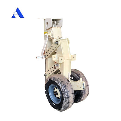 Apparecchiature per il sollevamento di container per trasporto di acciaio da 5T a carico utile 15-30 tonnellate Caster Mover Self Loading Trailer per materiale in acciaio