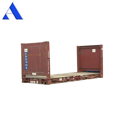 Acciaio Corten 20ft 40ft Container usato con scaffalatura piatta pavimento di seconda mano compensato o acciaio