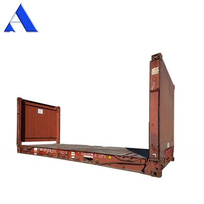 Acciaio Corten 20ft 40ft Container usato con scaffalatura piatta pavimento di seconda mano compensato o acciaio