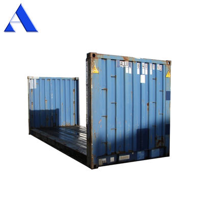 Acciaio Corten 20ft 40ft Container usato con scaffalatura piatta pavimento di seconda mano compensato o acciaio
