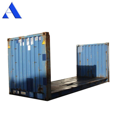 Acciaio Corten 20ft 40ft Container usato con scaffalatura piatta pavimento di seconda mano compensato o acciaio
