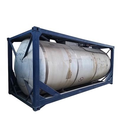 Certificato CSC T11 ISO Contenitore serbatoio da 21000L a 26000L per lo stoccaggio di prodotti chimici in acciaio e acciaio corten