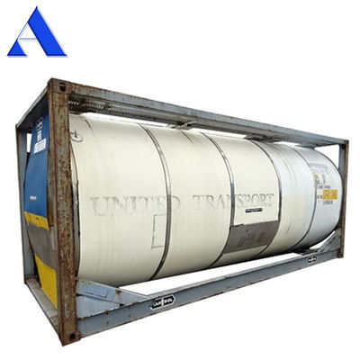 Certificato CSC T11 ISO Contenitore serbatoio da 21000L a 26000L per lo stoccaggio di prodotti chimici in acciaio e acciaio corten