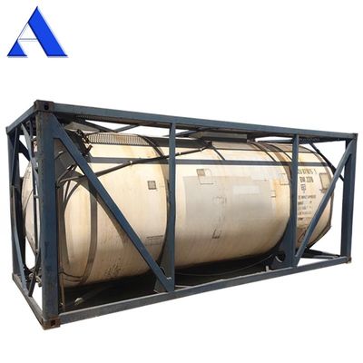 Certificato CSC T11 ISO Contenitore serbatoio da 21000L a 26000L per lo stoccaggio di prodotti chimici in acciaio e acciaio corten