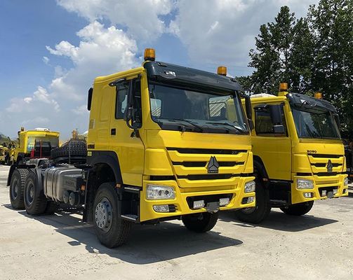 Serbatoio di carburante da 450 CV 600L sinistra Euro 2 Semi rimorchio 6X4 camion pesante testa del trattore carburante diesel trasmissione manuale automatica