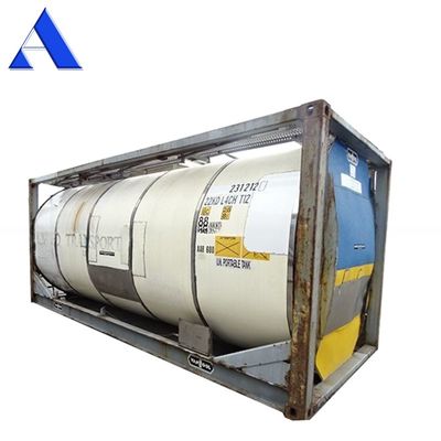 Certificato CSC T11 ISO Contenitore serbatoio da 21000L a 26000L per lo stoccaggio di prodotti chimici in acciaio e acciaio corten