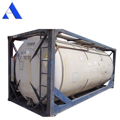 Certificato CSC T11 ISO Contenitore serbatoio da 21000L a 26000L per lo stoccaggio di prodotti chimici in acciaio e acciaio corten
