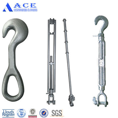 Lunghezza personalizzata Galvanizzato DNV GL Certificato Contenitore attrezzatura di laminazione Bar laminazione Lashing Rod per galvanizzazione a caldo