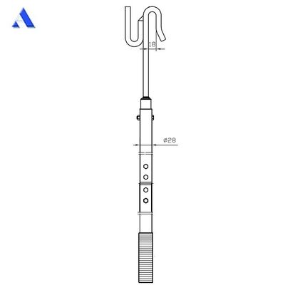 Equipaggiamento per la laminazione del contenitore Vergine di funzionamento di alluminio per la chiusura a torsione campione di tubo telescopico dotato di barra di laminazione