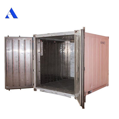 10 piedi 10 piedi 3 metri di conservazione a freddo Contenitore frigorifero Reefer con apertura di porta a sling Dimensioni 2.290 x 2.206 m Terza mano
