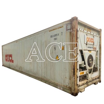 Contenitore di carico refrigerato da 20 piedi con dimensioni esterne 6058 x 2438 x 2591 mm