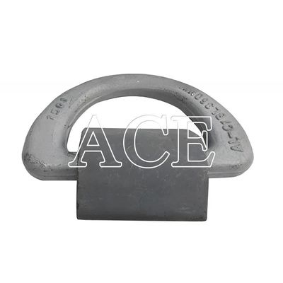500KN M.B.L GL CCS approvato 50T contenitore forgiato Lashing D anello con pinza