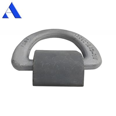 500KN M.B.L GL CCS approvato 50T contenitore forgiato Lashing D anello con pinza