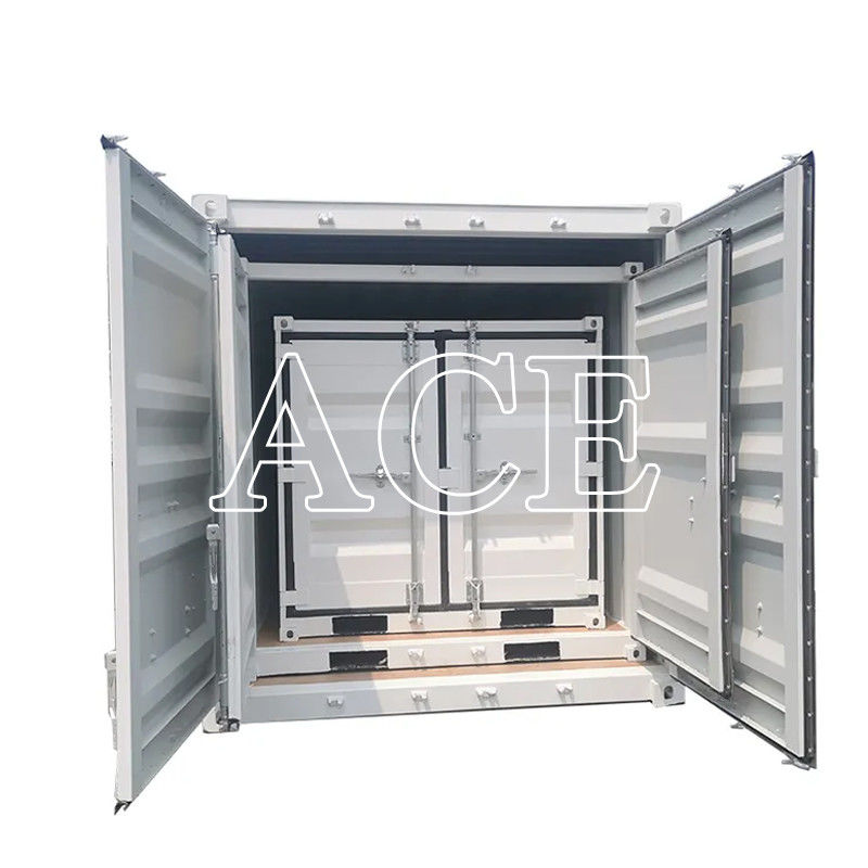 10ft 8ft 6ft Mini Small Storage Container Set Dimensioni esterne 1830 x 1950 x 2090 mm Capacità 5 CBM