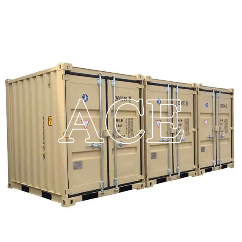 6.5ft Tricon portabile Mini Box di stoccaggio 6ft x 8ft Corten Acciaio contenitore per lo stoccaggio o la spedizione