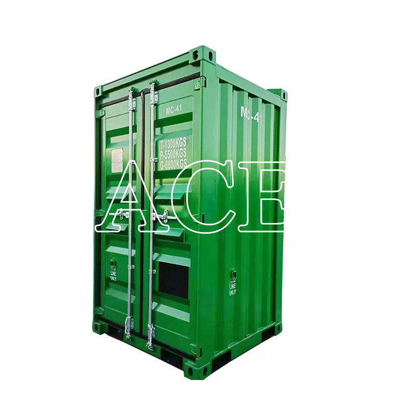 6ft DNV 2.7-1 Standard Cargo Carrying Units CCU Closed Drilling Box 6 piedi Mini Offshore Container Sling Set Opzionale