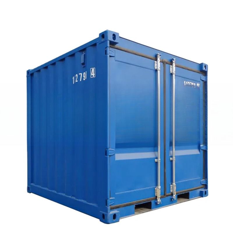 9.95CBM Capacità personalizzato 8ft 8 piedi Mini Container di spedizione vendita all'ingrosso Container in acciaio secco a Tianjin Shanghai Qingdao