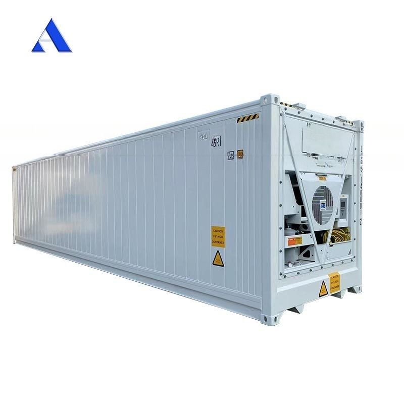 Contenitore frigorifero di acciaio e alluminio da 40 piedi con temperatura interna di -30 ° C / -22 ° F da Thermo King