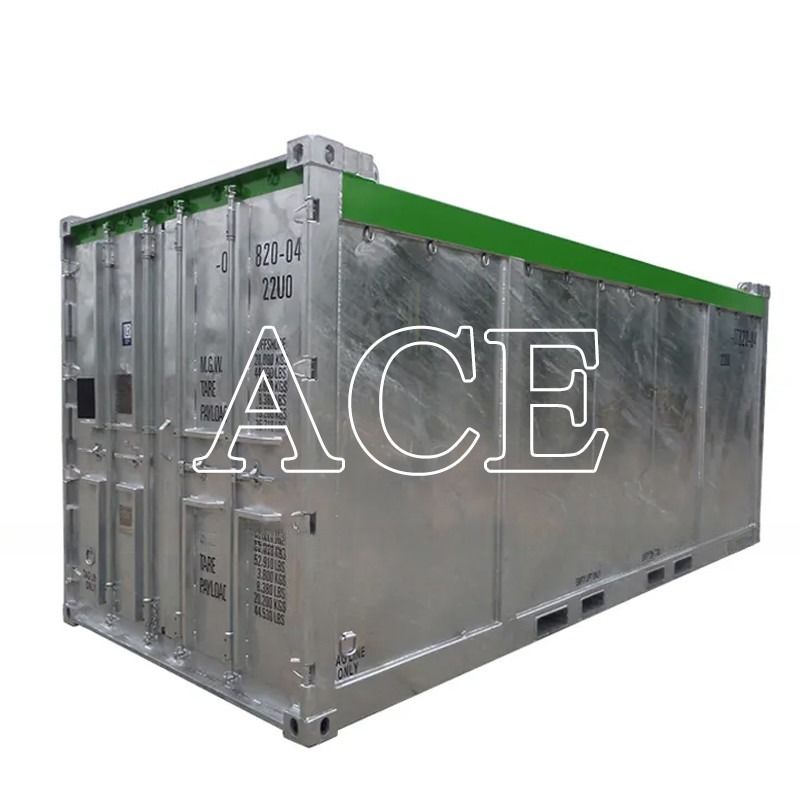 Corten-A 20ft DNV 2.7-1 Standard Open Top Hard Dry Cargo Offshore Container con certificato BV DNV Capacità 31cbm