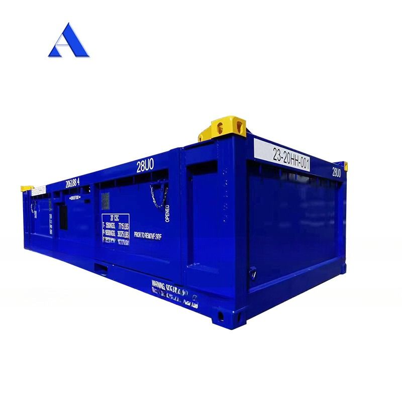 Contenitore per cestini di carico offshore di media altezza standard DNV2.7-1 da 20 piedi con capacità di 14,00 cbm