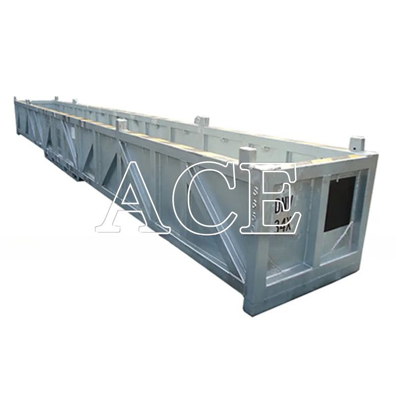 Carico massimo 12000 KGS 39 piedi a 76 piedi LR galvanizzato certificato DNV 2.7-1 Standard Open Top DNV Offshore Cargo Basket