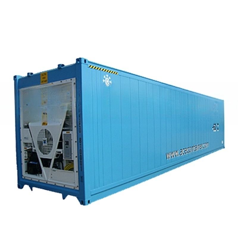 40ft Reefer Deep Blast Feezer Container Polyurethane Isolato Termo Refrigeratore per 60 gradi di conservazione di tonno fresco