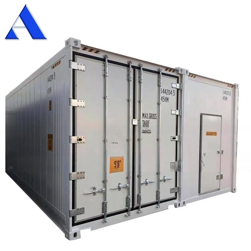 40ft Building Reefer Container 40HQ Cold Room Storage Certificato CSC Acciaio e pavimento piatto