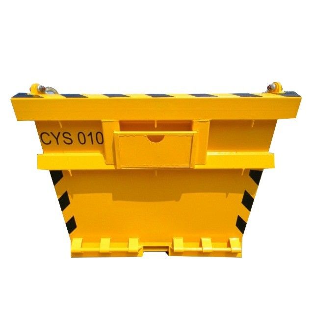 13ft DNV 2.7-1 Standard Steel Container Boat Offshore Drilling Waste Skip BV Lunghezza certificata 13ft Angolo di sollevamento 45C