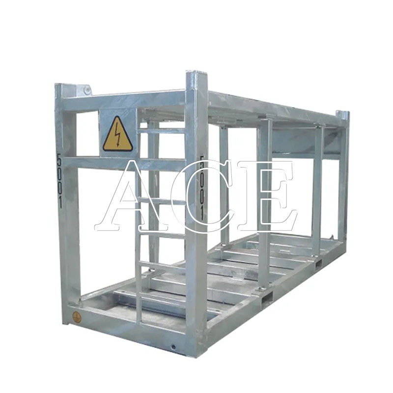 13ft 4meter DNV 2.7-1 Standard Galvanized Offshore Container Lifting Frame Skid 45° Sling Angle