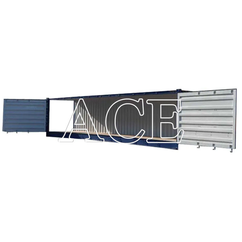 40ft 40 HQ Container a porta laterale aperta con un lato a piena apertura Dimensioni interne l x W x H mm 12031 x 2288 x 2547 mm