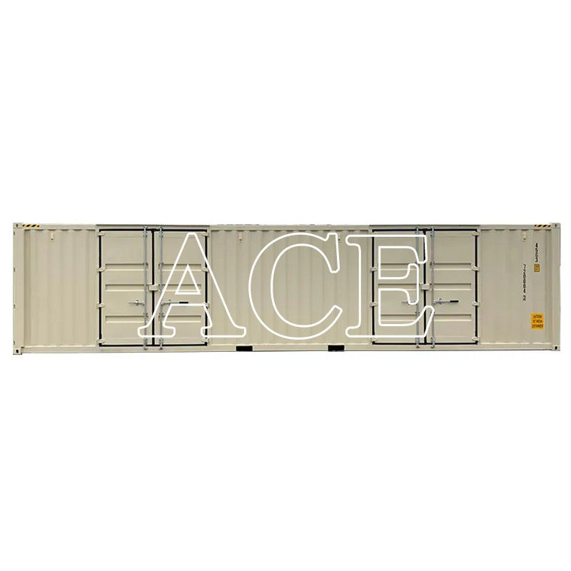 Contenitore da trasporto a 40 piedi di altezza, cubo a lato aperto, con dimensioni esterne e caratteristiche personalizzabili di 12192 x 2438 x 2896 mm