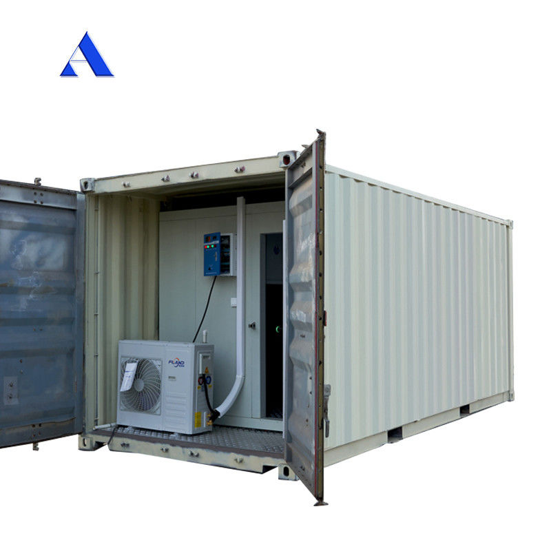 20ft Reefer Container Cold Storage Room con pavimento in T-Bar in alluminio e refrigerante R134a/R404A