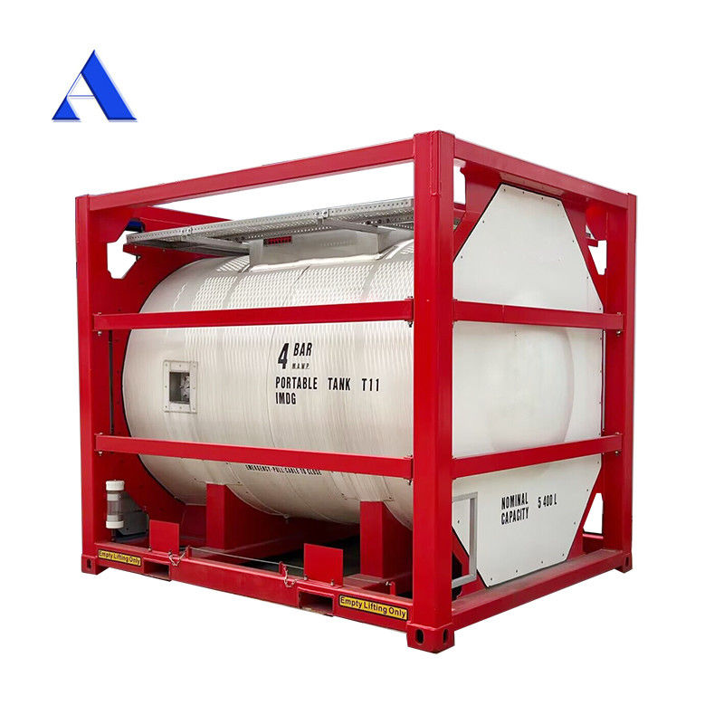 10 piedi DNV 2.7-1 Container a telaio standard Serbatoio offshore certificato Dimensioni interne l x W x H mm da 7,6 a 8,2 cm3