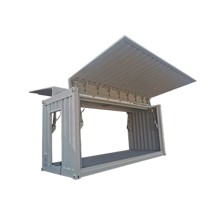 SPA-H Corten-A 20ft Electric Hydraulic Wing Flying Opening Dry Shipping Container Porta laterale con design aperto laterale