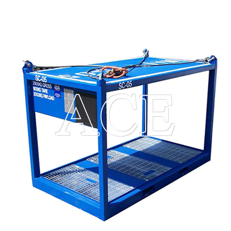 10ft DNV 2.7-1 Offshore Container Equipment Lifting Frame Skid su ordinazione con dimensioni interne 2700 x 2000 x 1900 mm