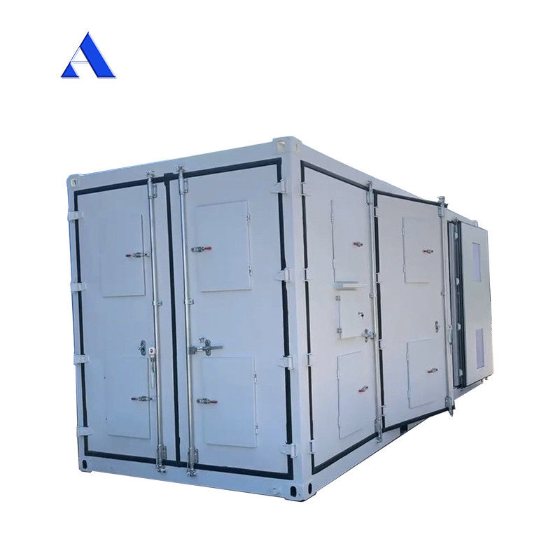 Dimensioni esterne di 6058 x 2438 x 2591/2896mm Contenitore ISO Standard da 20 piedi per sistema di accumulo di batterie di energia solare