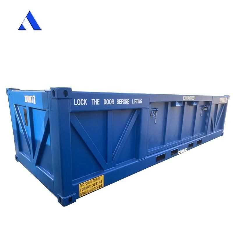 DNV 2.7-1 / ISO 10855 Standard 6.6m Offshore Cargo Basket con 4 gambe in acciaio corten e certificato da BV