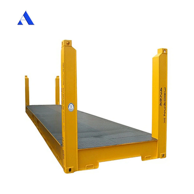 70 mq Capacità 40' Post fisso di angolo Flat Rack Flat Rack Container di spedizione 500KGS Max Peso lordo