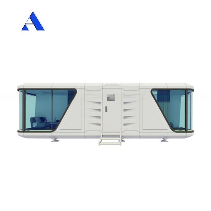 Parco all'aperto Casa mobile alloggio spaziale Casa capsula Casa container Case di lusso Villa struttura principale in acciaio Case prefabbricate in alluminio