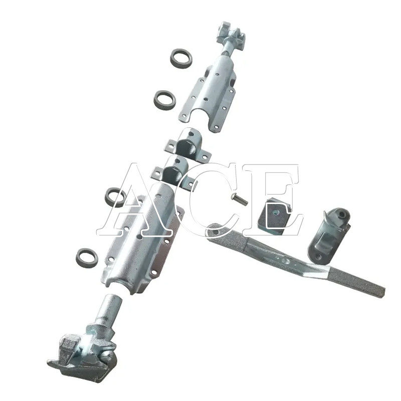 SCW49 Corner Casting Door Gear Locking System and Door Lock Set per rotaie laterali di fondo Parti di contenitori refrigerati per refrigerazione