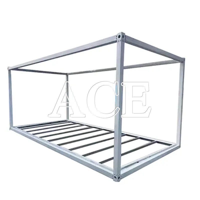 Contenitore a secco Galvanizzato facile rimovibile 6m Lunghezza In acciaio inossidabile Cornice 20ft Contenitore di spedizione Capacità di telaio 33.2CBM